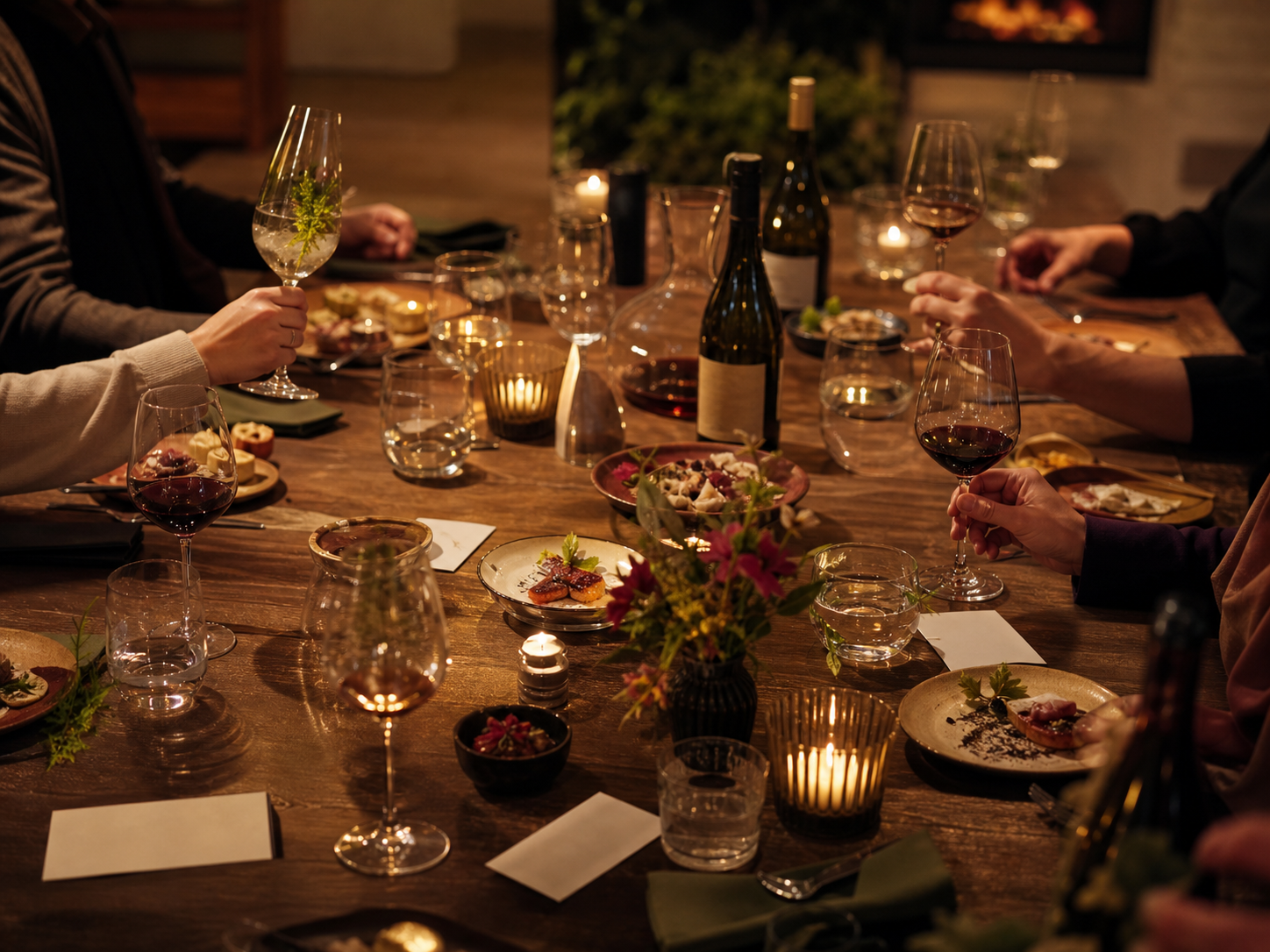 Dégustation privée et dîner accords mets et vins